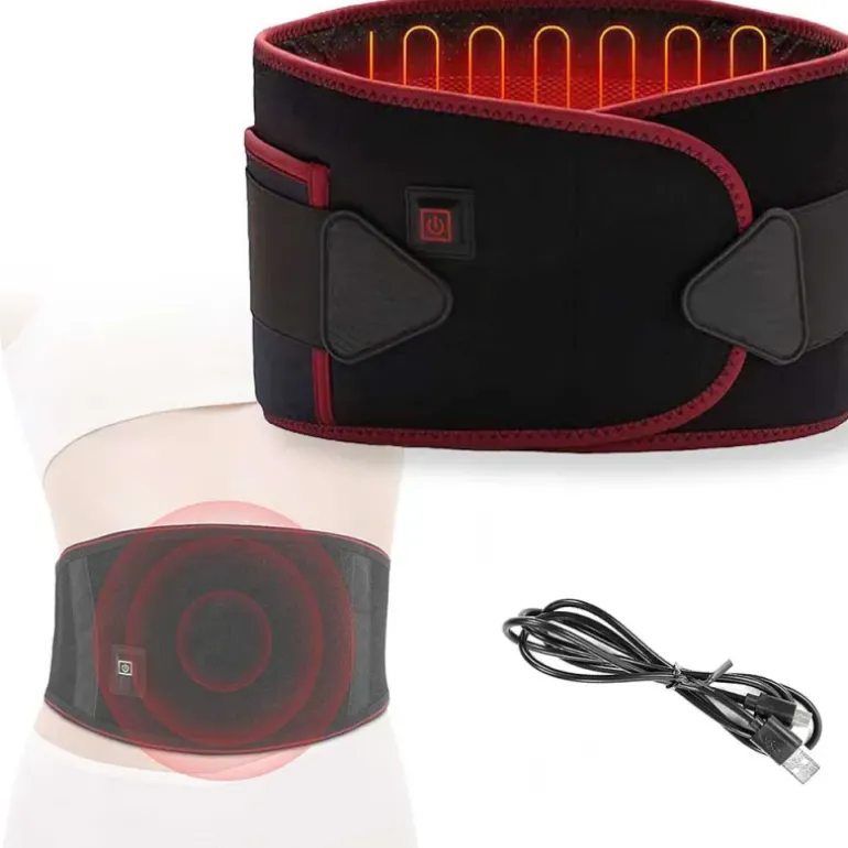 Ceinture de soutien chauffante 140x20cm 60°C 5000mAh