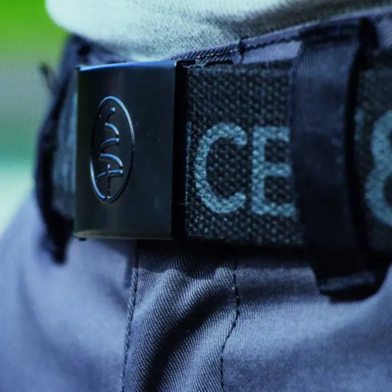 Ceinture recoupable PADDOCK noir 120 cm
