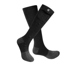 Chaussettes chauffantes Ertak Teamwood® pour homme - Noir