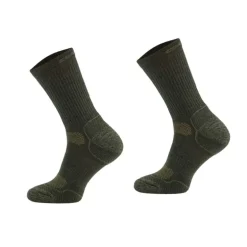 Chaussettes mérino performances kaki 50% laine - Multimatière