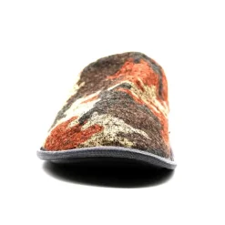Chaussons camo homme textime doux brun vert orange 41/42 à 45/46
