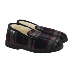 Chaussons mixtes fourrés Polaine marine - Airplum