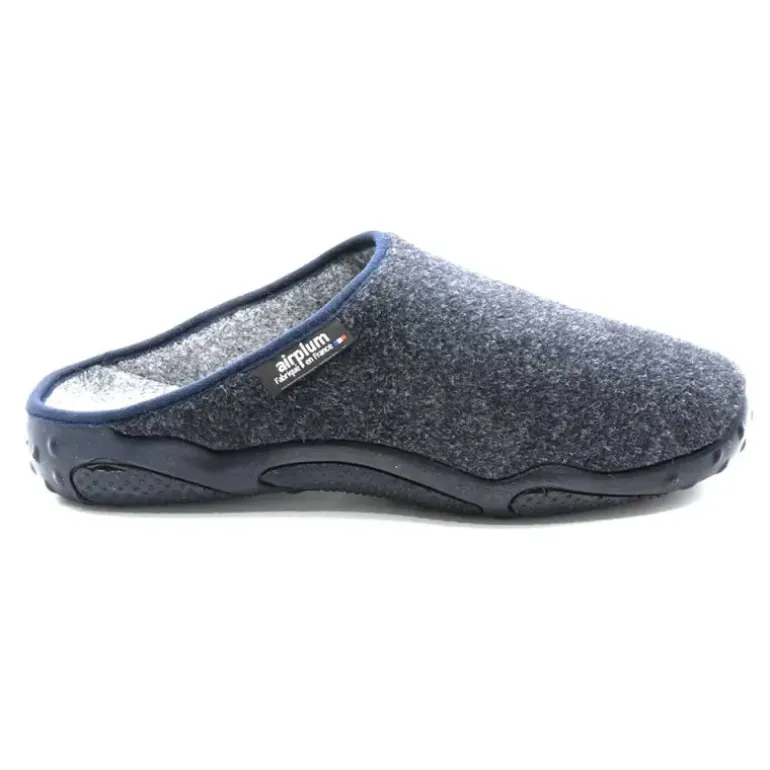 Chaussons mules Airplum Decycle marine - Made in France