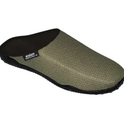 Chaussons mules résille Data pour homme - Kaki