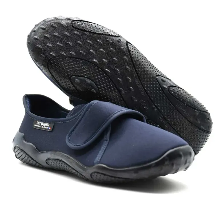 Chaussons scratch Dejean marine - Airplum Made in France