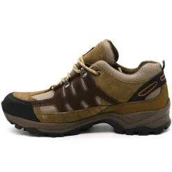 Chaussures Ayoka Mire cuir toile randonnée marron