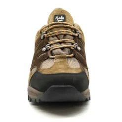 Chaussures Ayoka Mire cuir toile randonnée marron