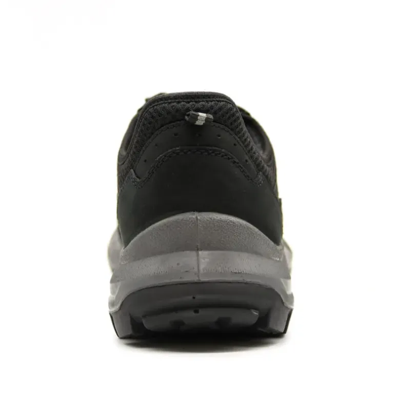 Chaussures basses Dick noires cuir souple imperméable