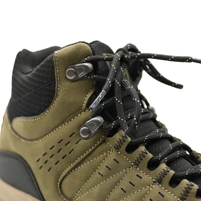 Chaussures de marche Indiana en PU et MESH kaki 39 à 46