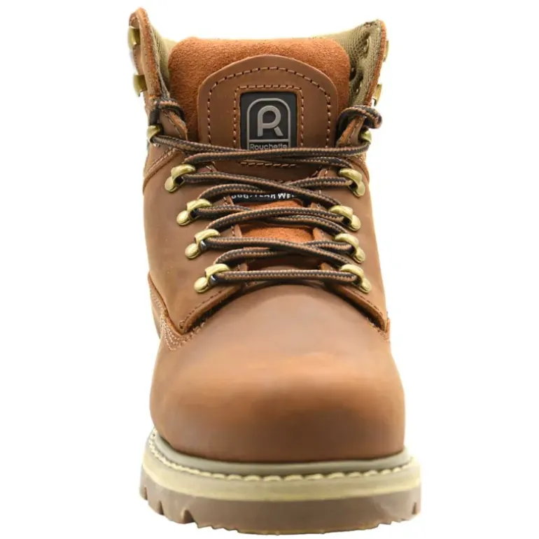 Chaussures de marche montantes Detroit cuir Marron 40 à 47