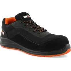Chaussures de sécurité Leno - S1P SRC - Noir/Orange - Homme