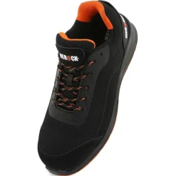 Chaussures de sécurité Leno - S1P SRC - Noir/Orange - Homme