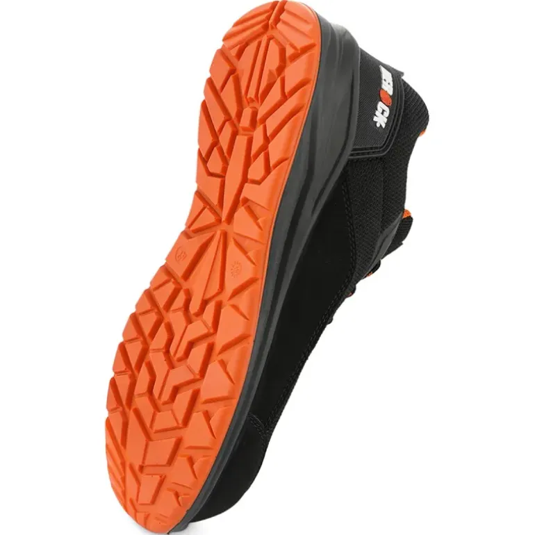 Chaussures de sécurité Leno - S1P SRC - Noir/Orange - Homme