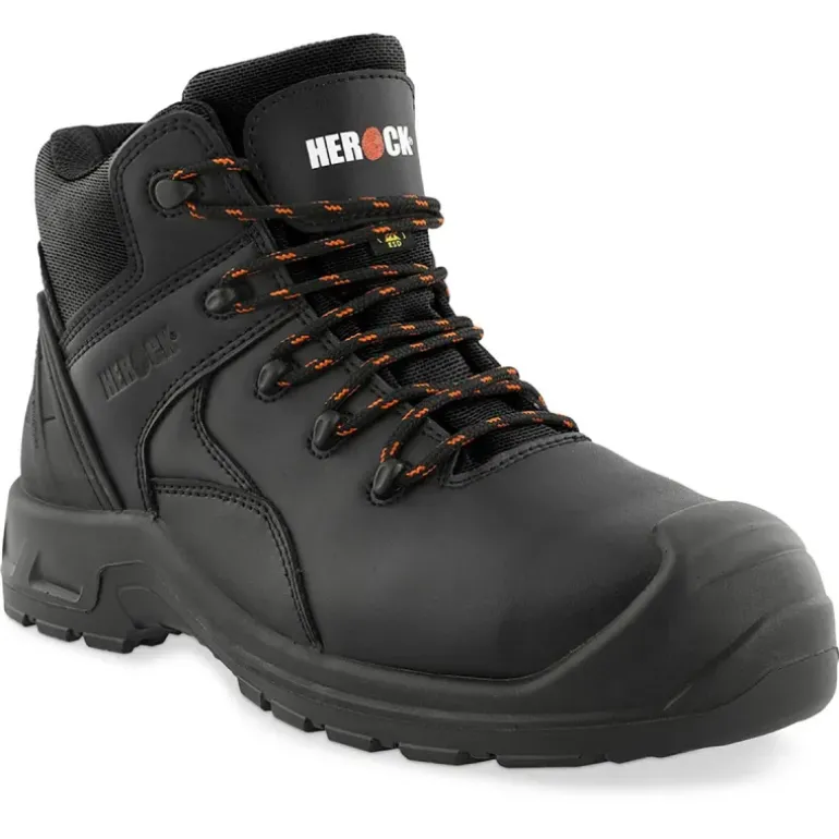 Chaussures de sécurité montantes Talin S3S - Noir - Homme - Herock