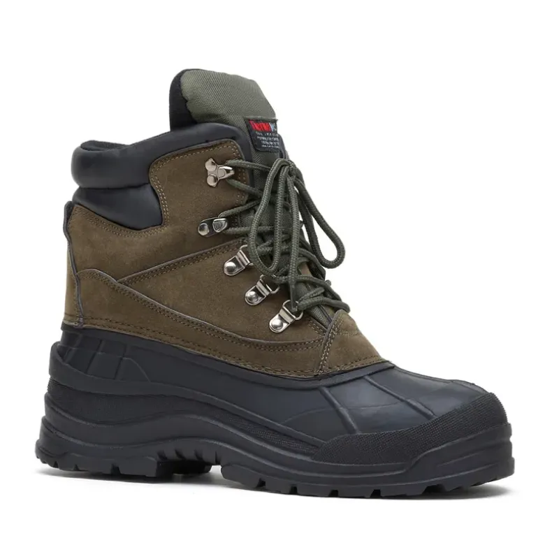 Chaussures Rochette Quebec Kaki nubuck étanche