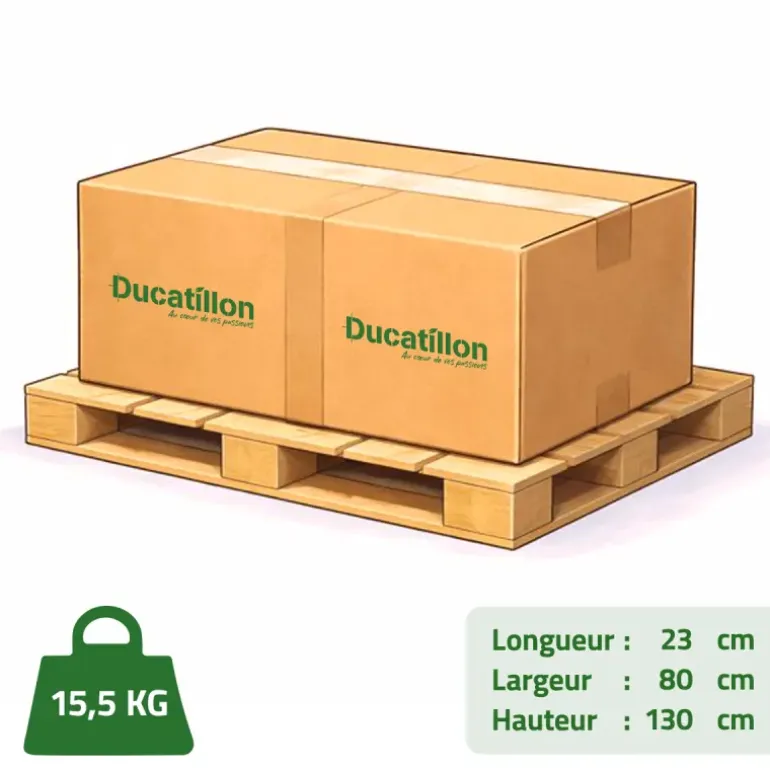 Échelle pliable 2,50m hauteur d'assise aluminium portable à l'unité