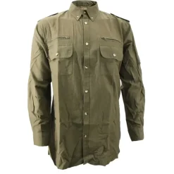 Chemise Authentic respirante multipoches coton kaki S à 3XL