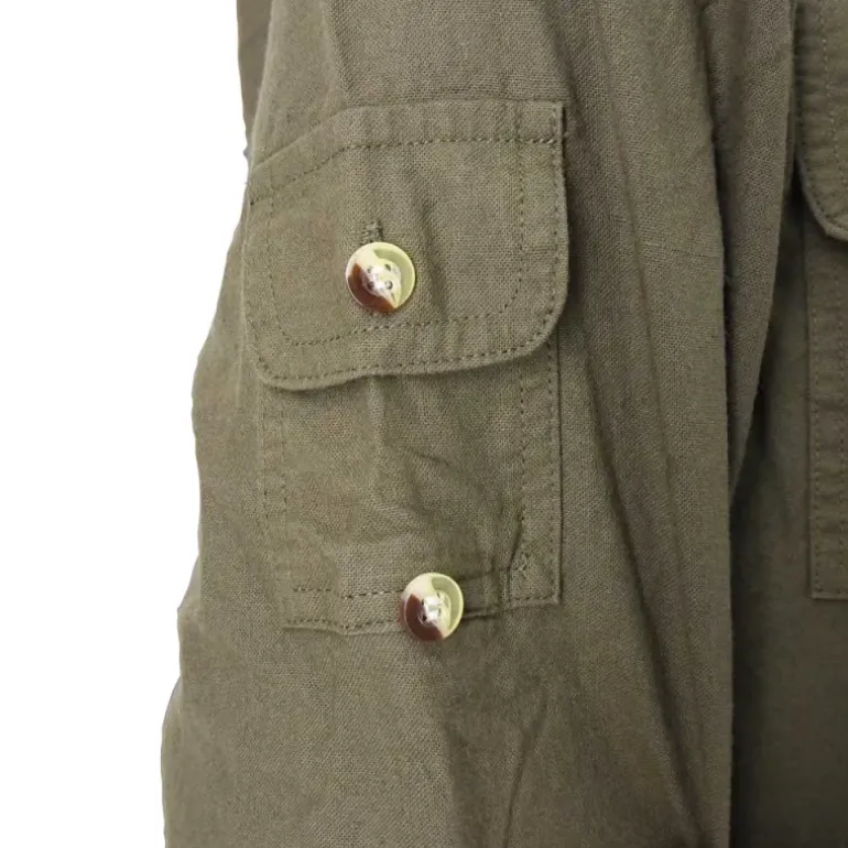 Chemise Authentic respirante multipoches coton kaki S à 3XL