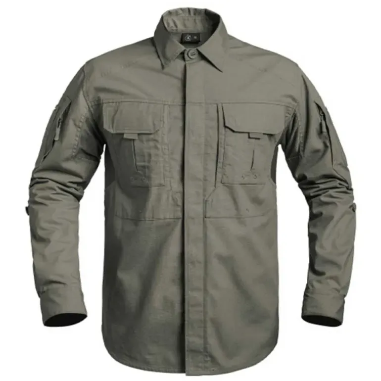 Chemise Fighter renforcée respirant coton polyester kaki M à 3XL