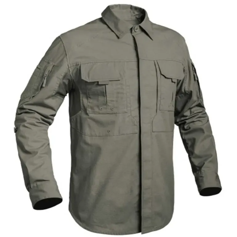 Chemise Fighter renforcée respirant coton polyester kaki M à 3XL