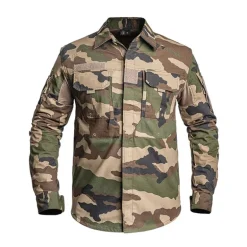 Chemise Fighter respirante mesh coton polyester camo CE M à 3XL
