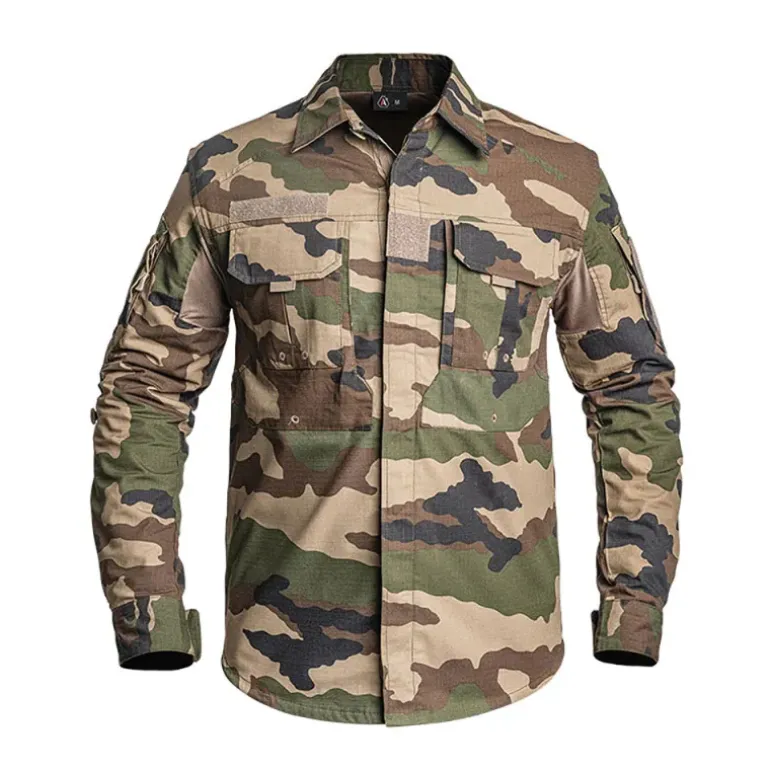 Chemise Fighter respirante mesh coton polyester camo CE M à 3XL