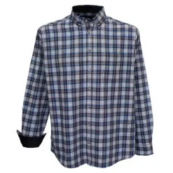 Chemise Homme Aubépine - Manches Longues en Flanelle à Carreaux Marron