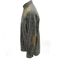 Chemise Percussion Sologne 100% coton marron taille S à 3XL
