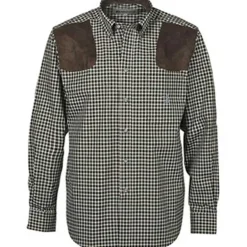 Chemise Percussion® Sologne vert marron