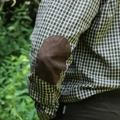 Chemise Percussion® Sologne vert marron