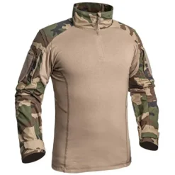 Chemise Ubas Fighter col montant zip coton polyester camo M à 3XL