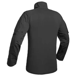 Chemise Ubas Fighter col montant zip coton polyester noir M à 3XL