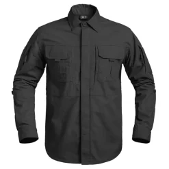 Chemise Ubas Fighter multipoches coton polyester noir M à 3XL