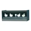 Cible de tir acier chromé magnétique Pellet Trap 5kg 50x22x20cm