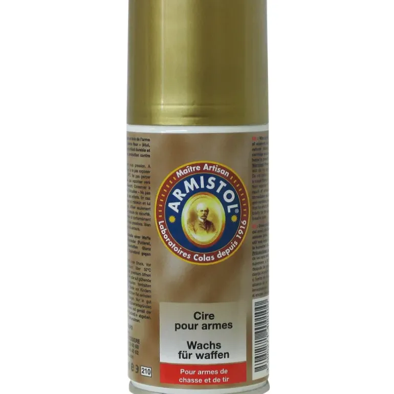 Cire pour armes aérosol brillant durable contre humidité 150 mL