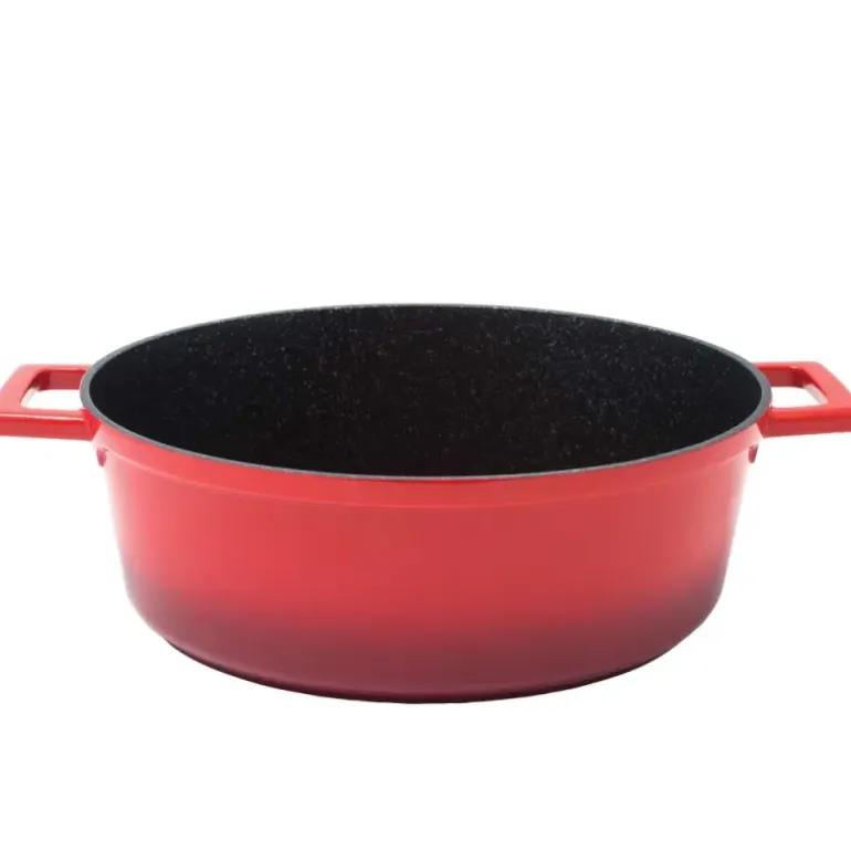 Cocotte ovale fonte alu 32x25cm 6,6L tous feux nuage