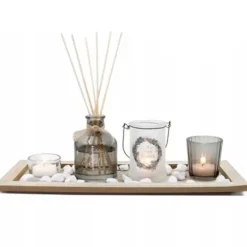 Coffret diffuseur parfum et bougies – Ambiance naturelle et déco