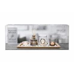 Coffret diffuseur parfum et bougies – Ambiance naturelle et déco