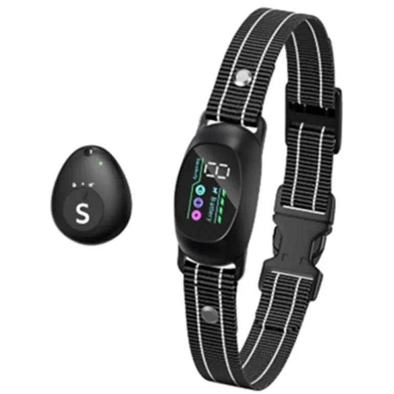 Collier anti-aboiements à puce électronique pour chien