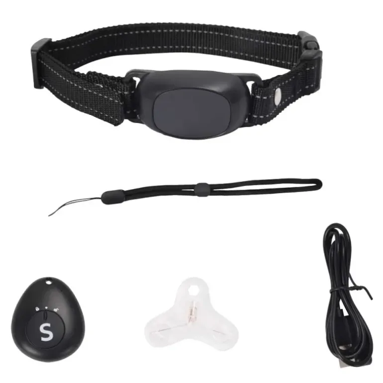 Collier anti-aboiements à puce électronique pour chien