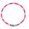 Collier Lumineux Rose Réglable 20-70 cm - Visibilité 500m