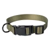 Collier polyester kaki réglable 45cm