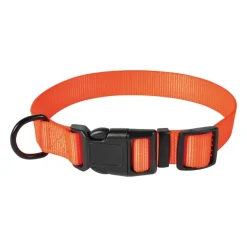 Collier polyester orange réglable60 cm
