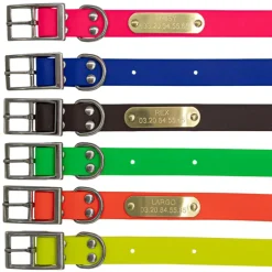 Colliers à graver sur plaque BETA 60X2,5 cm 6 couleurs Ajustable