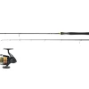 Combo Spinning Daiwa + Tresse Carnassiers Leurres Légers