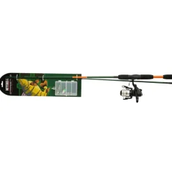 Combo Target II - Canne à Pêche Polyvalente 5-20g 4m avec Moulinet
