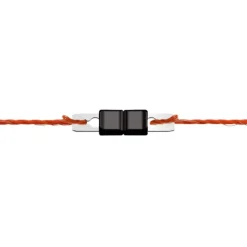 Connecteur Litzclip acier inox. Fil 3mm (10pc)