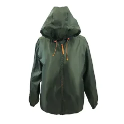 Coupe vent déperlant manches longues polyester kaki S à 3XL