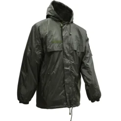 Coupe-vent fourré imperméable kaki taille S à 3XL
