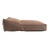 Coussin imperméable marron en polyester 600D - 90x70cm